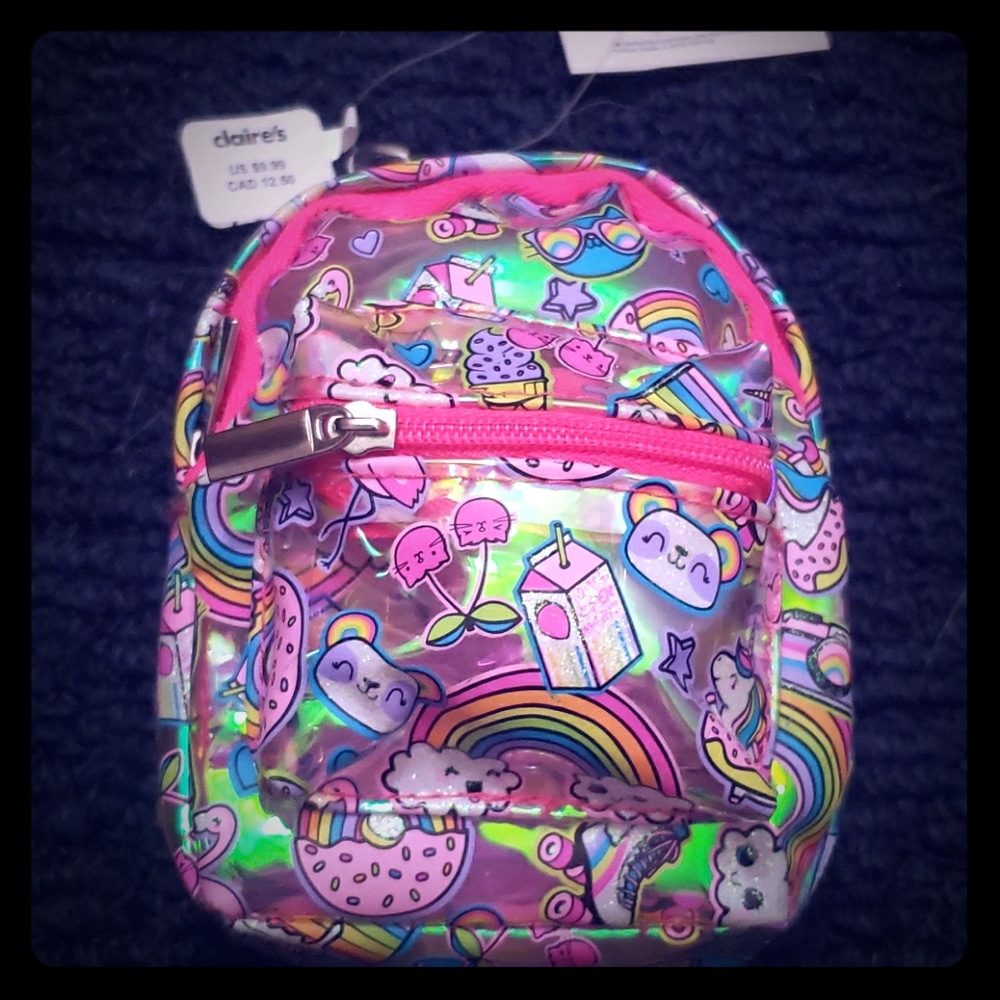 A Cute Little Clip On Mini Backpack